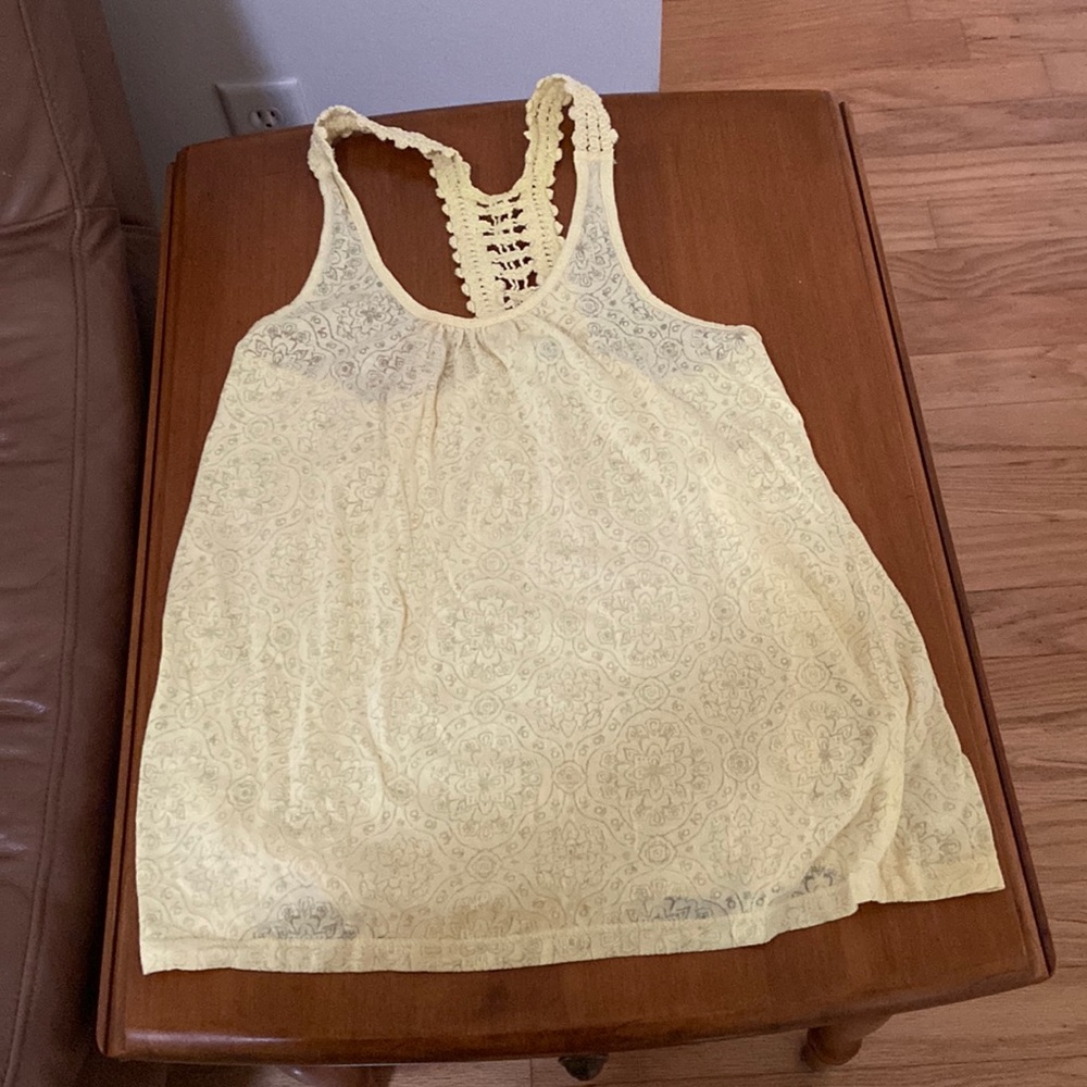 Yellow swim cover up